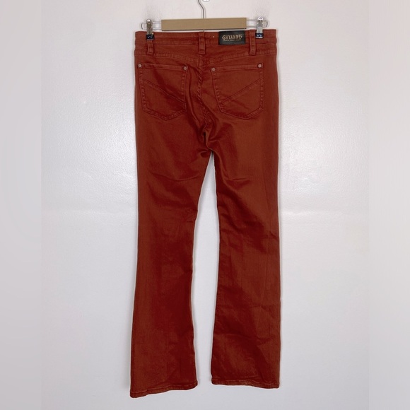 Shyanne Women's Bootcut Jeans Size 29 Rust Studded Western Cowgirl Retro Grunge - Picture 3 of 12